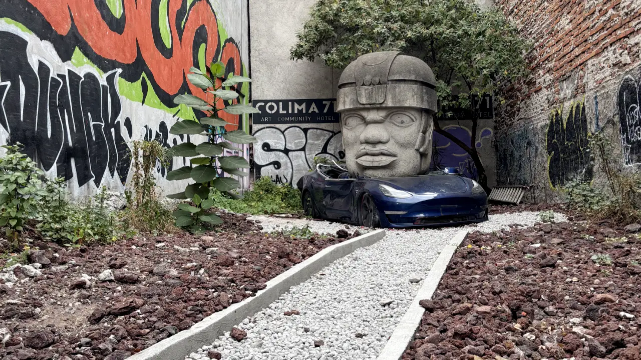 Olmec head from CDMX